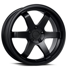 18x8 Katana Racing Wheels KR08 Matte Black Rims (4pcs) picture