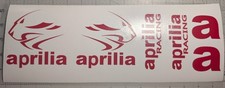 aprilia Motorcycle helmet decals, Sticker  Decal sheet. picture