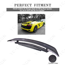 Stock Carbon YC Design Style GT Wing Rear Spoiler for 2010-2015 R8 V8 V10 Spyder picture
