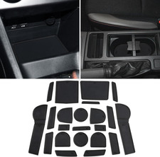 Auovo Mats for Subaru Crosstrek 2013-2017 & Impreza 2012-2016 Cup Liner Black picture