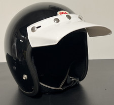 Vintage BELL 738 Moto RT 3-81 Helmet Black MX AHRMA Dirt Bike Honda CR YZ KX 250 picture