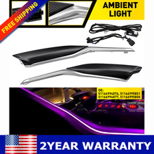 2X For BMW 330i M340i 430i G20 G22 RGB LED Trim Center Console Ambient Lighting picture