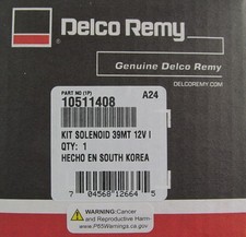 NEW GENUINE DELCO REMY 10511408 39MT 12V STARTER SOLENOID SWITCH picture