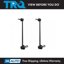 TRQ Front Suspension Sway Bar End Link LH Driver RH Passenger Side Pair 2pc Set picture