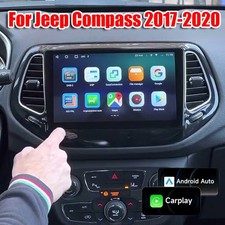 2+64G Android 15 Car Stereo for Jeep Compass 2017-2020 Wireless Carplay +CAMERA picture