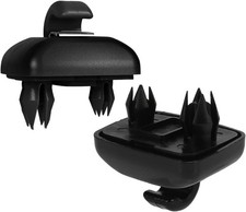 2pcs Black 8U0857562A Sun Visor Clip Fits For Audi A4 A5 A7 Q3 Q5 S4 S5 TT picture