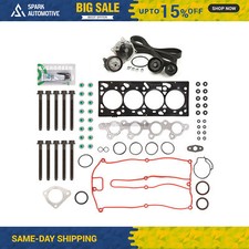 Head Gasket Set Timing Belt Kit Water Pump Fit 02-04 Ford Focus SVT 2.0L ZETEC picture