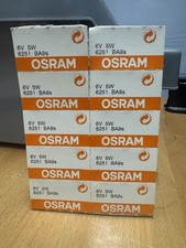 10x OSRAM 6v 5w 6251 BA9s picture