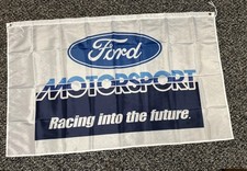 Ford Motorsport Racing Into The Future Banner - Blue/White picture