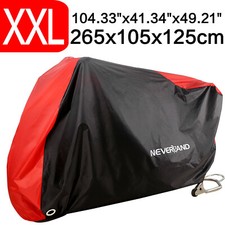 NEVERLAND Waterproof Heavy Duty 2XL Motorcycle Cover Winter Outside Storage Snow picture