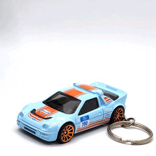 Ford RS200 Blue Custom 1/64 Scale Diecast Model 🎁 GREAT GIFT🎁 picture