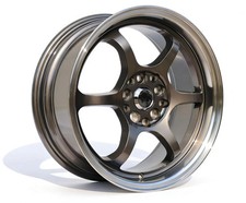 4Pcs 16x7 Gunmetal Wheels 5x114.3(5x4.5)ET40 CB 67.1 Rims for 2004-2018 Mazda 3 picture