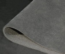 Dark Grey Suede Foam Backed Headliner Fabric for Car Interior Lining - 108