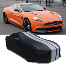 Satin Car Cover Indoor Dust Proof Gray-Stripe For Aston Martin Vanquish Virage picture