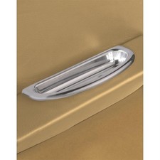 Lokar IDP-2003 Polished Billet Crescent Oval Arm Rest Door Pulls picture
