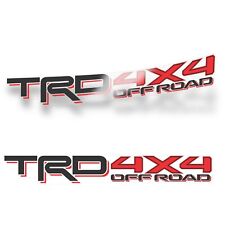 TRD 4x4 Off Road decal Compatible with Toyota Tacoma Tundra (set of 2) picture