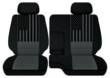 Fits Toyota Tacoma  Seat Covers 1995 to 2000 American Flag Design picture