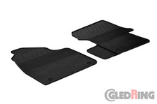 All Weather Custom Rubber Floor Mats fit 2007-18 Mercedes Benz Sprinter - Black picture