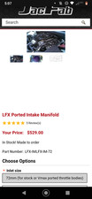Jacfab Ported LFX manifold and extendolator combo NEW unused picture
