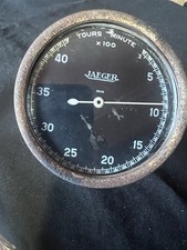  Jaeger Prewar Mechanical Tachometer Rev Counter used condition.  picture