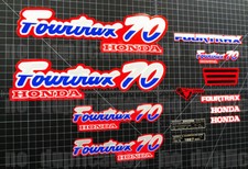 1987 87' TRX ATV 70 13pc Decal Sticker Fourtrax Graphics aufkleber quad graficos picture
