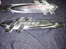 Pair 1952/53 Hudson Hornet Front Fender Emblems-Set2 picture