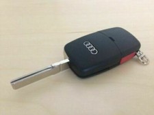 BRAND NEW AUDI A4 A6 A8 TT KEY FOB SHELL REPLACEMENT CASE WITH LOGO and PANIC picture