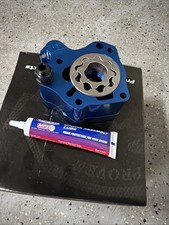 S&S 310-0959A Oil Pump Billet '17-up Harley M8 Blue picture