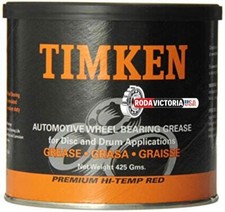 Timken GR224TUB Red High Temp Wheel Bearing Grease 15 oz Tub picture