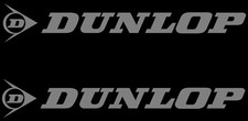 Custom Dunlop 1 Pair Vinyl Decal JDM Motorcycle Multiple Colors and Sizes picture