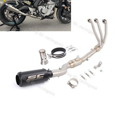 675NK For CF-Moto 675SS 675SR 2024-2026 Full Exhaust System Header Pipe Muffler picture