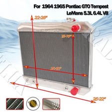 Radiator Fit Pontiac GTO/Tempest/Lemans V8 6.4L/5.3L 15