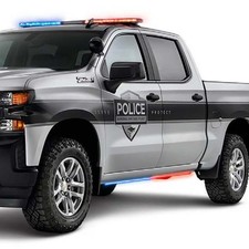 Putco Kits Sideliners - Blue & White w/ White Override for 19-23 Dodge Ram 1500 picture