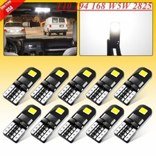 AUXITO T10 168 194 White LED License Plate Side Marker Light Bulb Canbus 10-100x picture