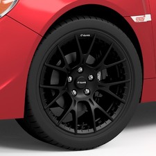 Vicrez V28ZR Matte Black Wheel (18x9.5, 35mm offset) for Subaru WRX STI 14-21 picture