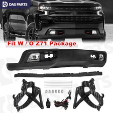 For 2019-2021 Silverado 1500 Front Bumper Cover Lower Valance W/LED Fog Lights picture
