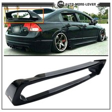 Glossy Black Plastic Trunk Spoiler Wing Fit For Honda Civic 4Dr 2006-2011 Sedan picture