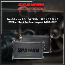 SPAWON 3 Row Engine Cooling Radiator Ford Focus ST 2.0L 1999cc 2.5L 2008-2011 picture