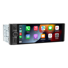 Single Din Car Stereo Wireless Apple CarPlay 6.3 touchscreen Bluetooth Radio USB picture