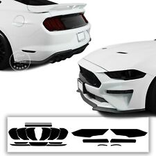 Fits 18-22 Ford Mustang Complete Head Tail Light Smoke Tint Kit Cover Accessory picture