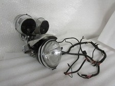 Vintage Harley Davidson Ironhead Sportster Front Headlight Triple Tree Gauges picture