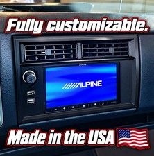 ORIGINAL Chevy S10 86-93 Double Din Stereo Bezel ONLY one on eBay MADE IN USA  picture
