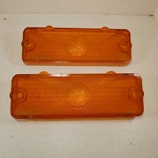 Lot Of 2 OEM 1966 Chevrolet Amber Parking Directional Light Lens Set 5957569  picture