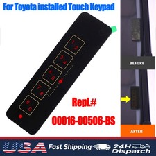 Replacement 00016-00506-BS Sticker For Toyota Vehicles Installed Touch Keypad US picture