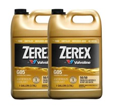Zerex 2 Gallons Coolant Antifreeze G-05 Phosphate Free 50/50 Prediluted 2x 1 Gal picture