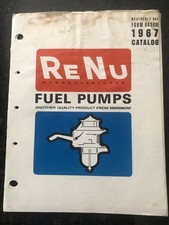 Vintage 1967 ReNu Fuel Pump Cat. Weatherly 604 Form 4430M -20 Informative Pages picture