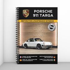 PORSCHE 911 TARGA : Restoration & Maintenance Notebook -  picture