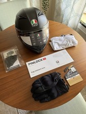 AGV K3 helmet (L) and Alpinestars Copper gloves (XL) picture