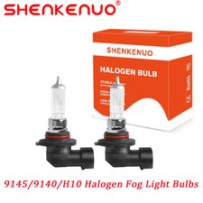 2x H10 9140 9145 Halogen 55W 12V 3400K Fog Light Lamp Bulbs picture