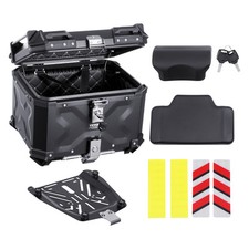 45L Motorcycle Luggage Storage Top Case Trunk Tour Tail Box Scooter Waterproof picture